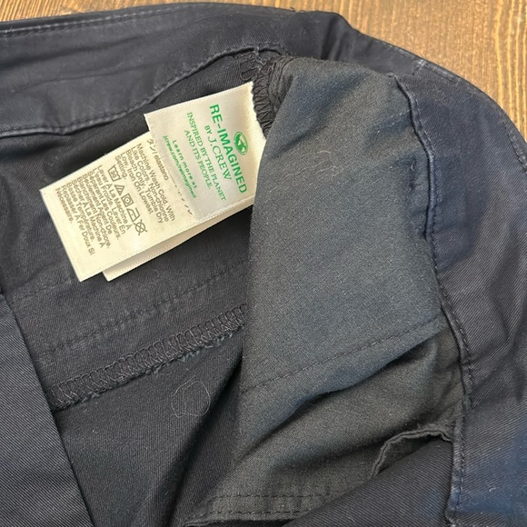 J.crew Factory 9" Frankie bermuda chino short Navy AL569 Size 8, Like New - Picture 7 of 15